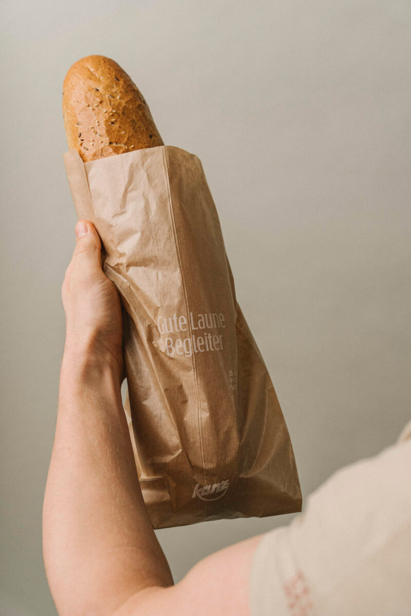 Verkauf von Brot
